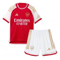 Arsenal Ben White #4 Hjemmedraktsett Barn 2024-25 Kortermet (+ Korte bukser)